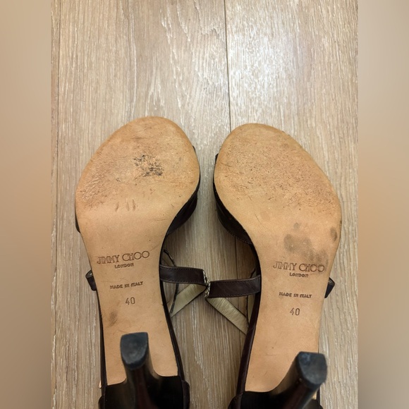 Jimmy Choo Brown and Tan Women's Sandals - Picture 5 of 7